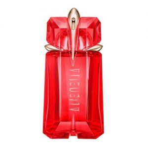 The Alien perfume is adorned with a fusion red